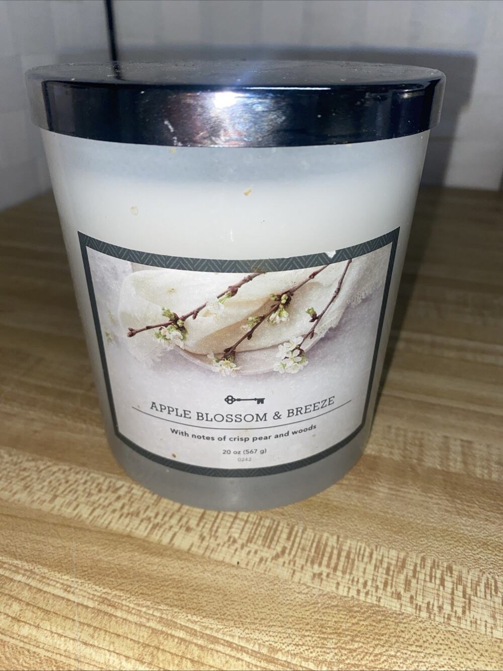Threshold Apple Blossom & Breeze Scented Candle 20 oz Three Wick New